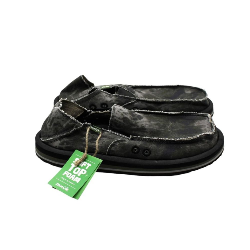 Sanuk Vagabond Soft Top Tie Dye Men Slip-on Loafers - Picture 3 of 8